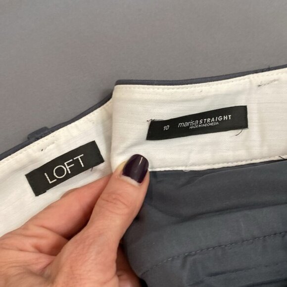 Ann Taylor LOFT Marisa Straight Fit Trouser Pants size 10 - Picture 15 of 16